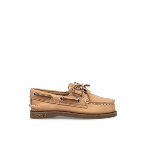 Sperry Authentic Original Slip On Boat Shoe Bootsschuhe Kinder Dunkelbraun | 18DNEMGWT