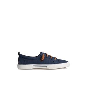 Sperry Pier Wave LTT Sneaker Sneakers Damen Navy | 32FZYITXM